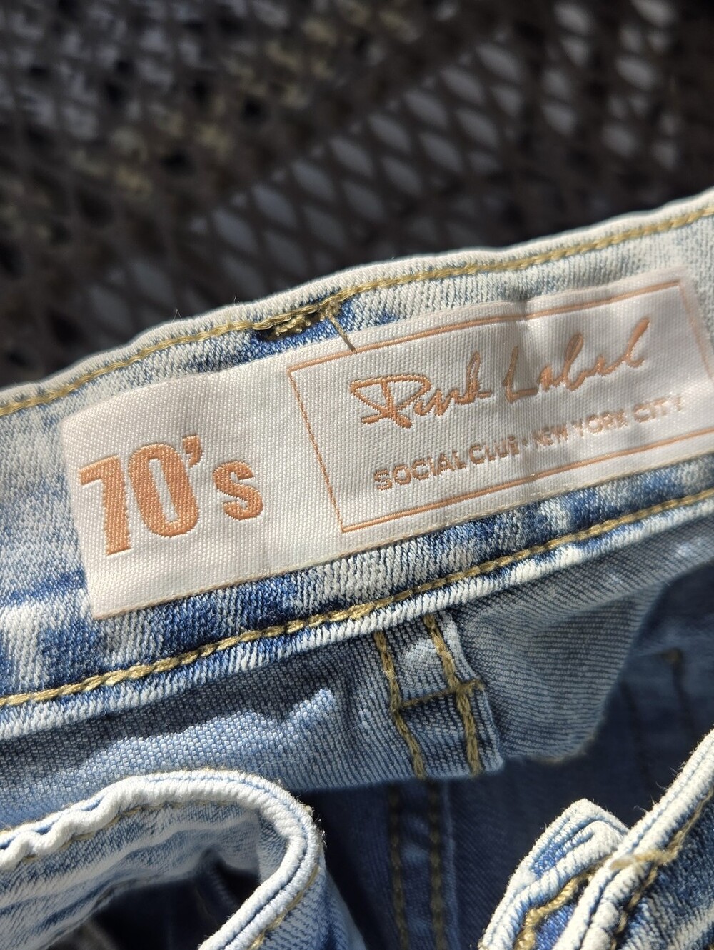 Pink Label Light Wash Distressed Women's Jeans - Casual Flare - Picture 7 of 9